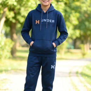Bright Fashion Boys Tracksuit Set – Hoodie Sweatshirt & Jogger Pants, Kids Winter Sportswear Casual Outfit